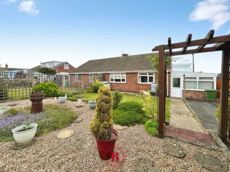 2 bedroom Semi-detached bungalow for sale in Wycliffe Avenue, Melton Mowbray, LE13