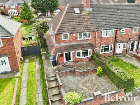3 bedroom End of terrace house for sale in Carrington Road, Sandwell, Wednesbury, WS10