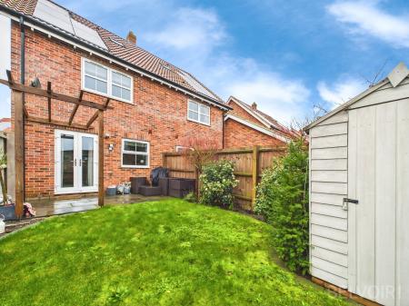 3 bedroom Semi-detached house for sale in Finch Drive, Watton, IP25