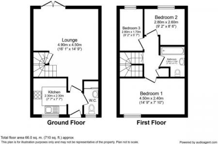 3 bedroom Terraced House to let in Wardle Mews, Middlewich, CW10