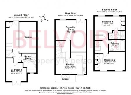 3 bedroom Town house to let in Cartwright Way, Beeston, NG9