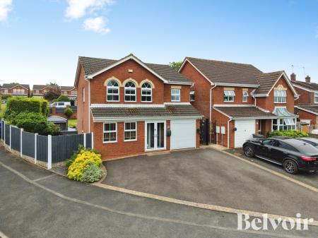 4 bedroom Detached house for sale in Honeysuckle Way, Great Wyrley, Walsall, WS6