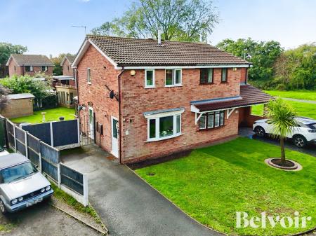 2 bedroom Semi-detached house for sale in Highmoor Close, Coppice Farm Estate, Willenhall, WV12