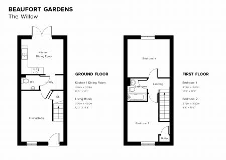 2 bedroom Semi-detached house for sale in Typhoon Drive, Market Deeping, PE6