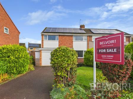 3 bedroom Semi-detached house for sale in Wheatfield Drive, Shifnal, Telford, TF11