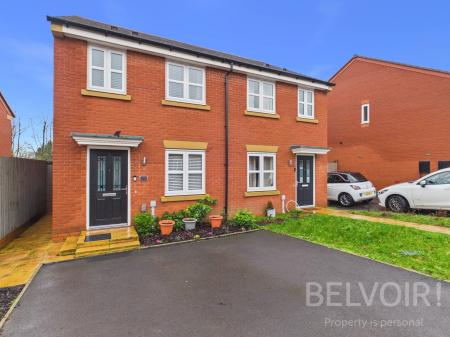 2 bedroom Semi-detached house for sale in John Rushton Drive, Priorslee, Telford, TF2