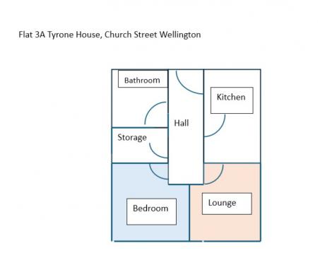 1 bedroom Flat to let in Church St, Wellington, TF1