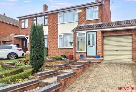 3 bedroom Semi-detached house for sale in Belmont Road, Tamworth, B77