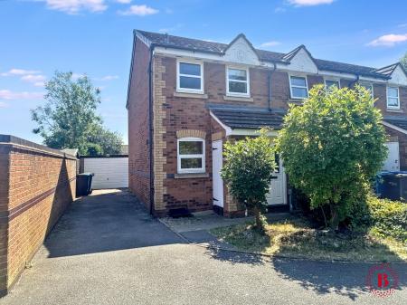 2 bedroom End of terrace house for sale in Campion Drive, Kettlebrook, Tamworth, B77