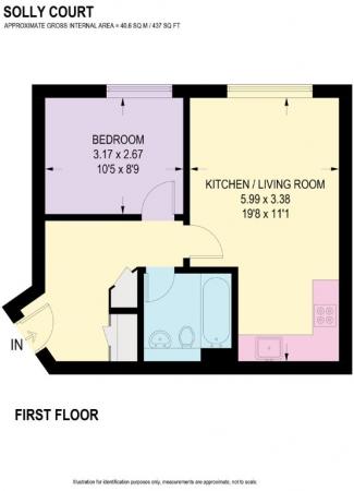 1 bedroom Flat to let in Solly Street, City Centre, Sheffield, S1