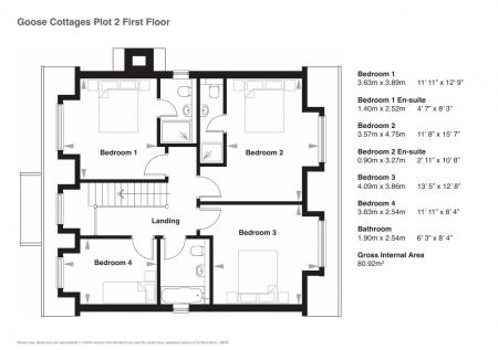 4 bedroom Detached house for sale in Goose Cottages Heath Road, Appledore, TN26