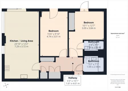 2 bedroom Flat to let in Hampton Place, Ashford, TN23