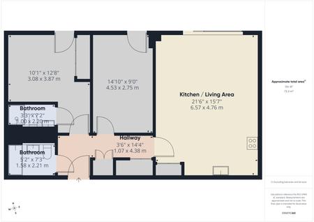 2 bedroom Flat to let in Hampton Place, Victoria Way, Ashford, TN23