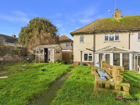 3 bedroom Semi-detached house for sale in Burleigh Place, Roselands, Eastbourne, BN22