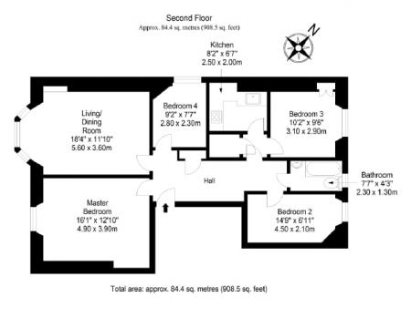 4 bedroom Flat to let in Dalkeith Road, Edinburgh, EH16