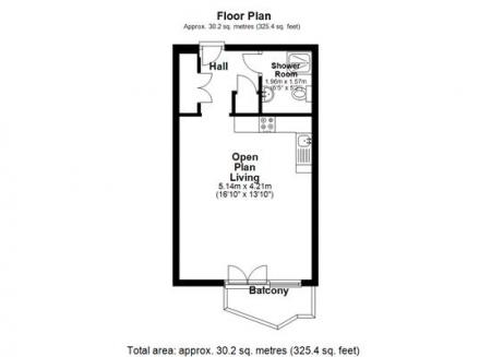 1 bedroom Studio flat to let in New North Road, Central, Exeter, EX4