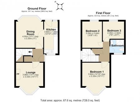 3 bedroom Semi-detached house for sale in Floral Avenue, Chapel Allerton, Leeds, LS7