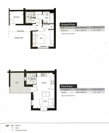 1 bedroom Mews house to let in Lucius Lane, Fairfields, Milton Keynes, MK11