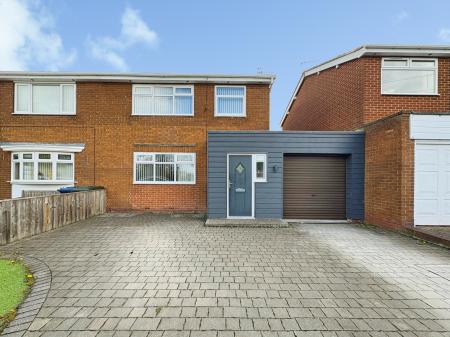 3 bedroom Semi-detached house for sale in Moorway Drive, Dumpling Hall, Newcastle upon Tyne, NE15