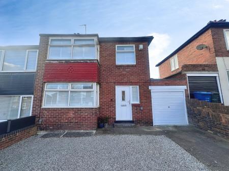 3 bedroom Semi-detached house for sale in Hillside Avenue, South West Denton, Newcastle upon Tyne, NE15