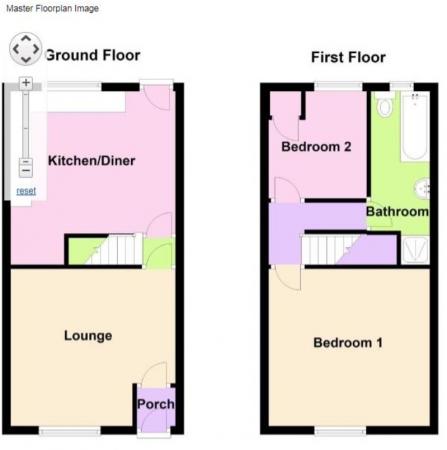 2 bedroom Terraced House to let in Clayton Street, Dukinfield, SK16