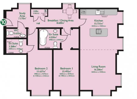2 bedroom Flat to let in Forest Grove House, London Road, Cowplain, Waterlooville PO8
