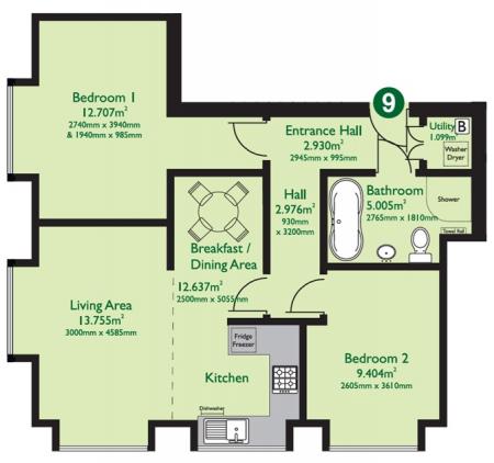 2 bedroom Apartment to let in Forest Grove House, London Road, Cowplain, Waterlooville PO8