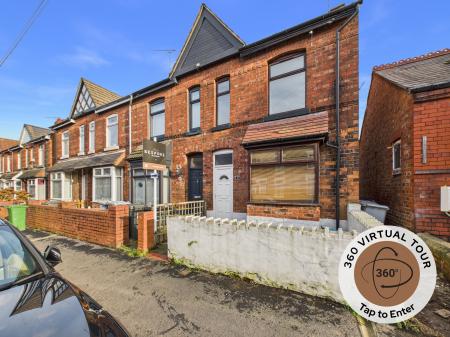 3 bedroom End of terrace house for sale in Vincent Street, Crewe, CW1