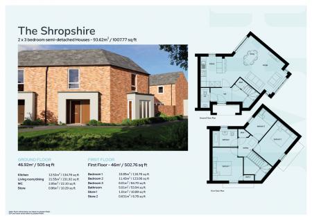 3 bedroom Semi-detached house to let in The Shropshire - Frank Cliffe Way, Middlewich, CW10