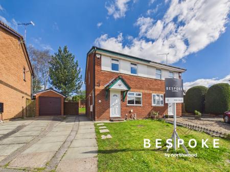3 bedroom Semi-detached house for sale in Kinloch Close, Crewe, CW1