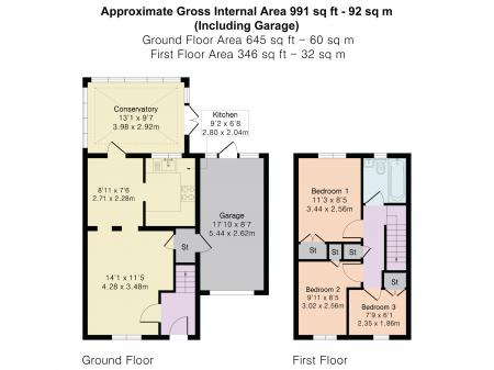 3 bedroom Semi-detached house for sale in Mercers Row, St Albans, AL1