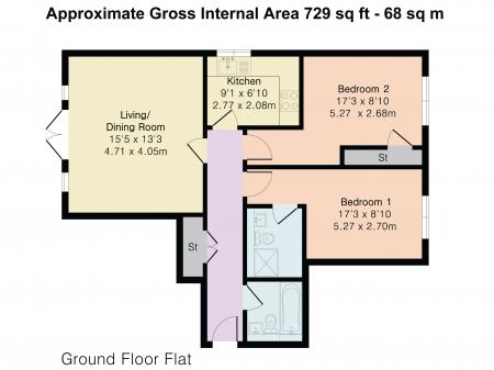 2 bedroom Flat for sale in Worcester Court, Park View Clo, St Albans, AL1