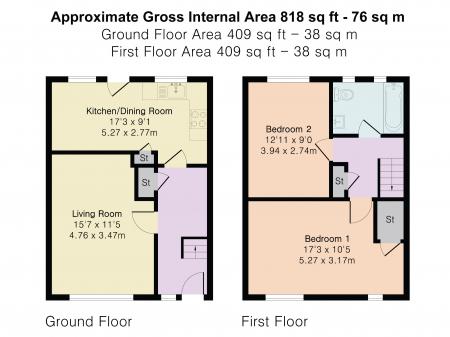 2 bedroom End of terrace house for sale in Watling View, St Albans, AL1