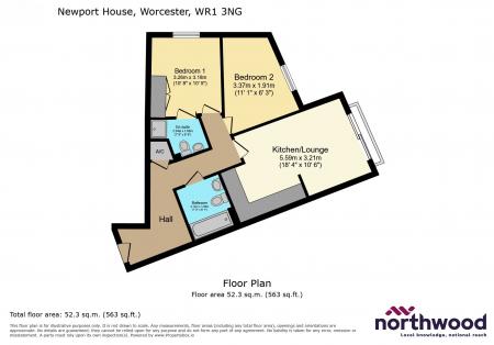 2 bedroom Flat for sale in Newport House