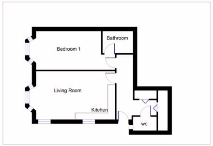 1 bedroom Maisonette to let in Sparrows Herne, Bushey, WD23