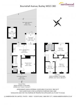 3 bedroom Detached house for sale in Bournehall Avenue, Bushey, WD23
