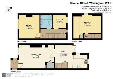 2 bedroom Terraced House for sale in Samuel Street, Warrington, WA5