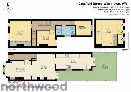 3 bedroom Terraced House for sale in Crosfield Street, Warrington, WA1
