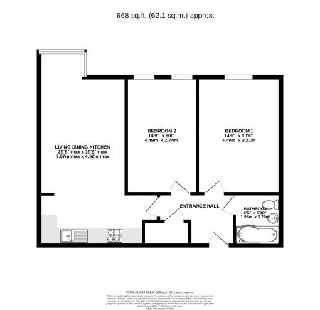 2 bedroom Flat to let in Central Way, Warrington, WA2