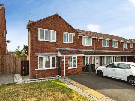 3 bedroom End of terrace house for sale in Bewick Park, Wallsend, Newcastle upon Tyne, NE28
