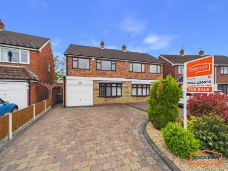 3 bedroom Semi-detached house for sale in Chapel Street, Pelsall, WS3