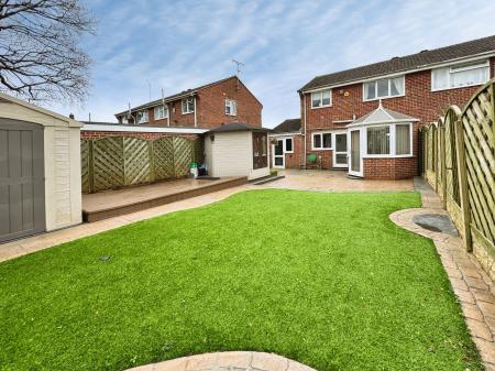 3 bedroom Semi-detached house for sale in Ashover Road, Newhall, Swadlincote, Derbyshire, DE11