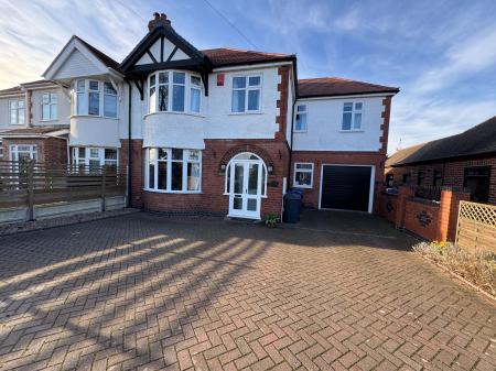 5 bedroom Semi-detached house for sale in Church Road, Stretton, Burton-on-Trent, DE13