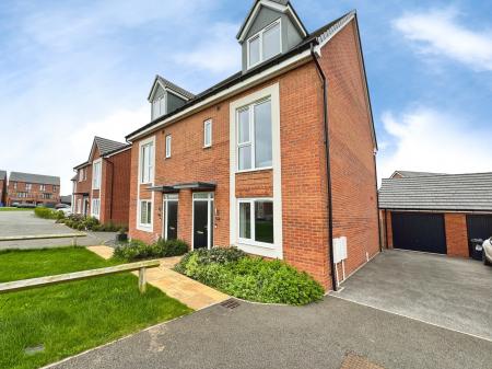 4 bedroom Semi-detached house for sale in Rowan Drive, Branston, Burton-on-Trent, DE14