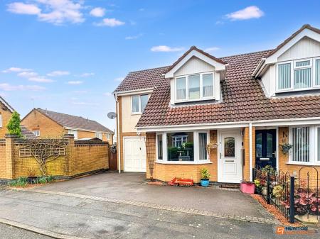 3 bedroom Semi-detached house for sale in Chichester Close, Ellistown, LE67
