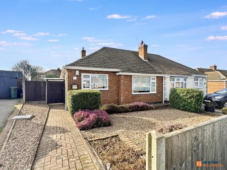 2 bedroom Semi-detached bungalow for sale in Hilary Crescent, Whitwick, LE67