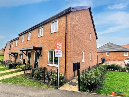 3 bedroom Semi-detached house for sale in Riley Drive, Ibstock, LE67