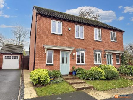 3 bedroom Semi-detached house for sale in Rennocks Place, Thringstone, LE67