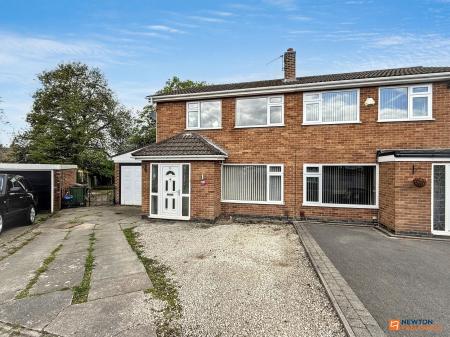 3 bedroom Semi-detached house for sale in Dunbar Road, Coalville, LE67
