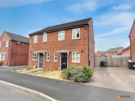 2 bedroom Semi-detached house for sale in Farley Crescent, Ibstock, LE67